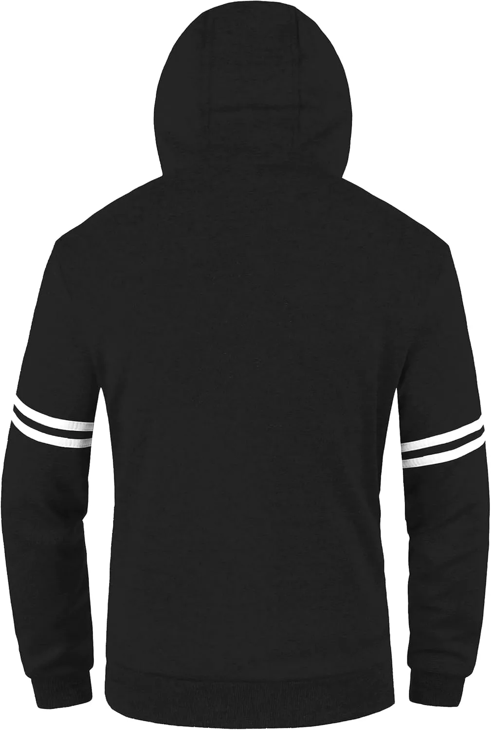 Chrisuno Men's Soft Fleece Fashion Hooded Sweatshirt Zip Up Sports Sweater Hoodie Jacket