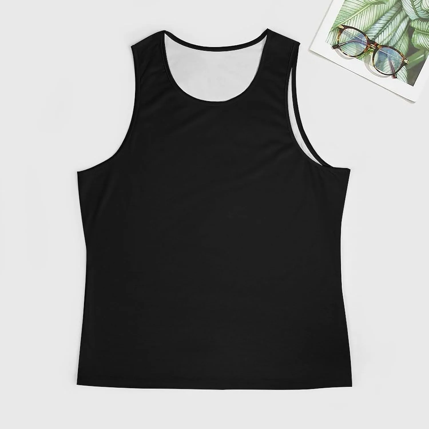 Custom Mens Tank Top Muscle Tops Personalized Sleeveless Shirts Design Your Own Undershirt for Gym Workout Fitness