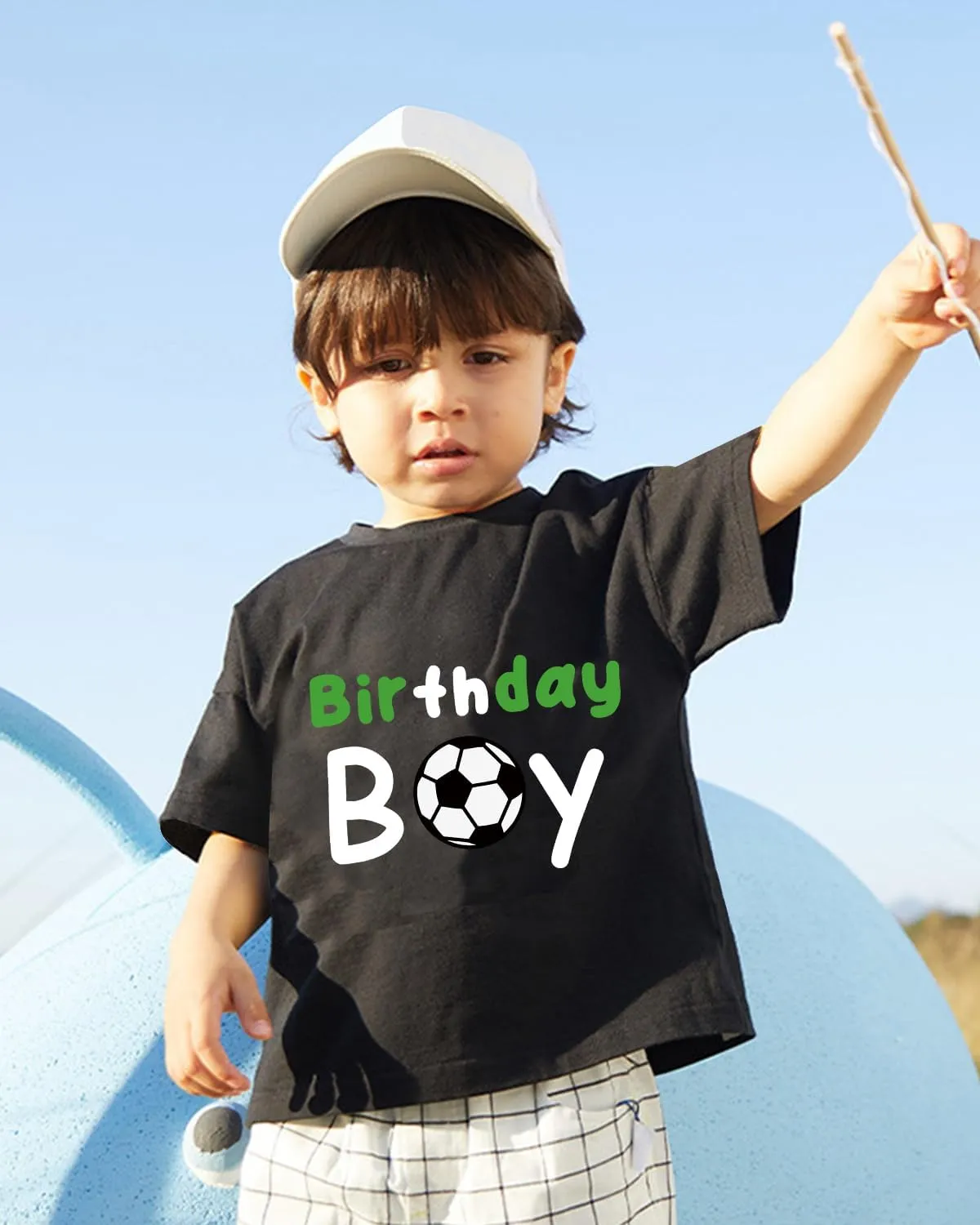 DDSOL Birthday Boy Shirt for Toddler Boy Soccer Football Basketball Birthday Short Sleeve Tshirt for Boy