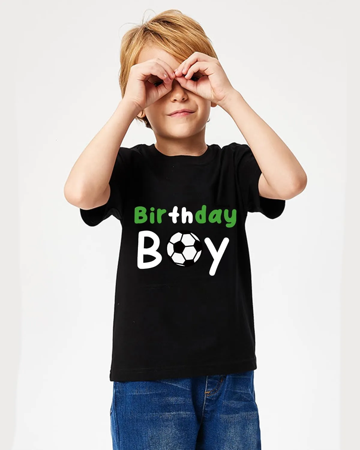 DDSOL Birthday Boy Shirt for Toddler Boy Soccer Football Basketball Birthday Short Sleeve Tshirt for Boy