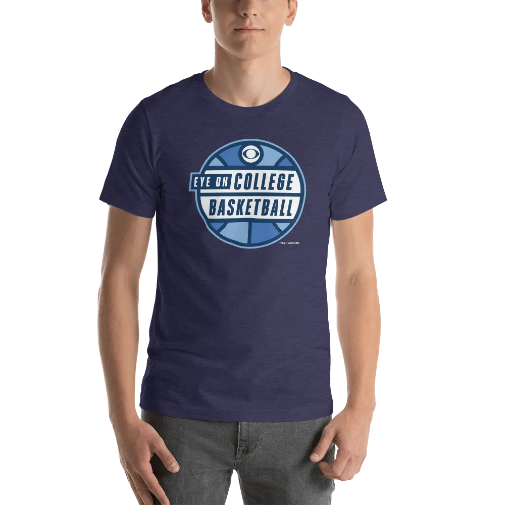 Eye on College Basketball Podcast Logo Adult Short Sleeve T-Shirt
