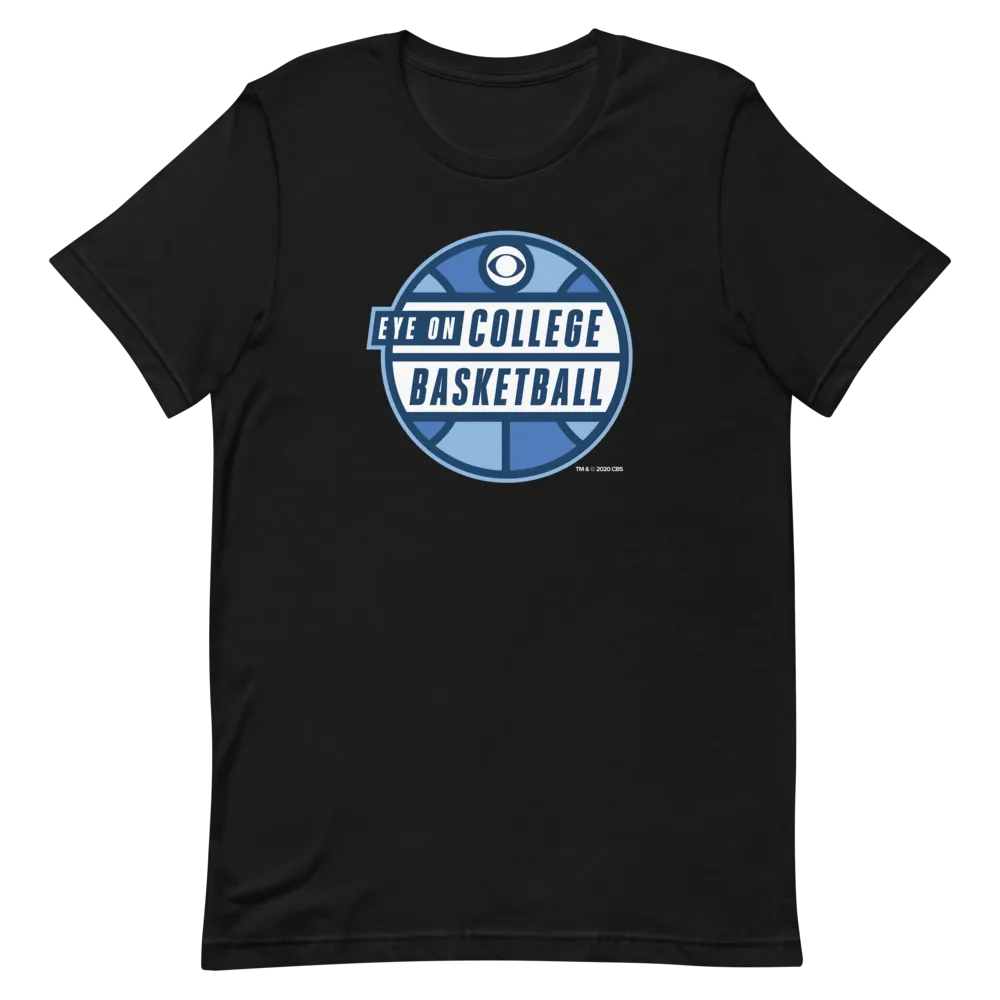 Eye on College Basketball Podcast Logo Adult Short Sleeve T-Shirt