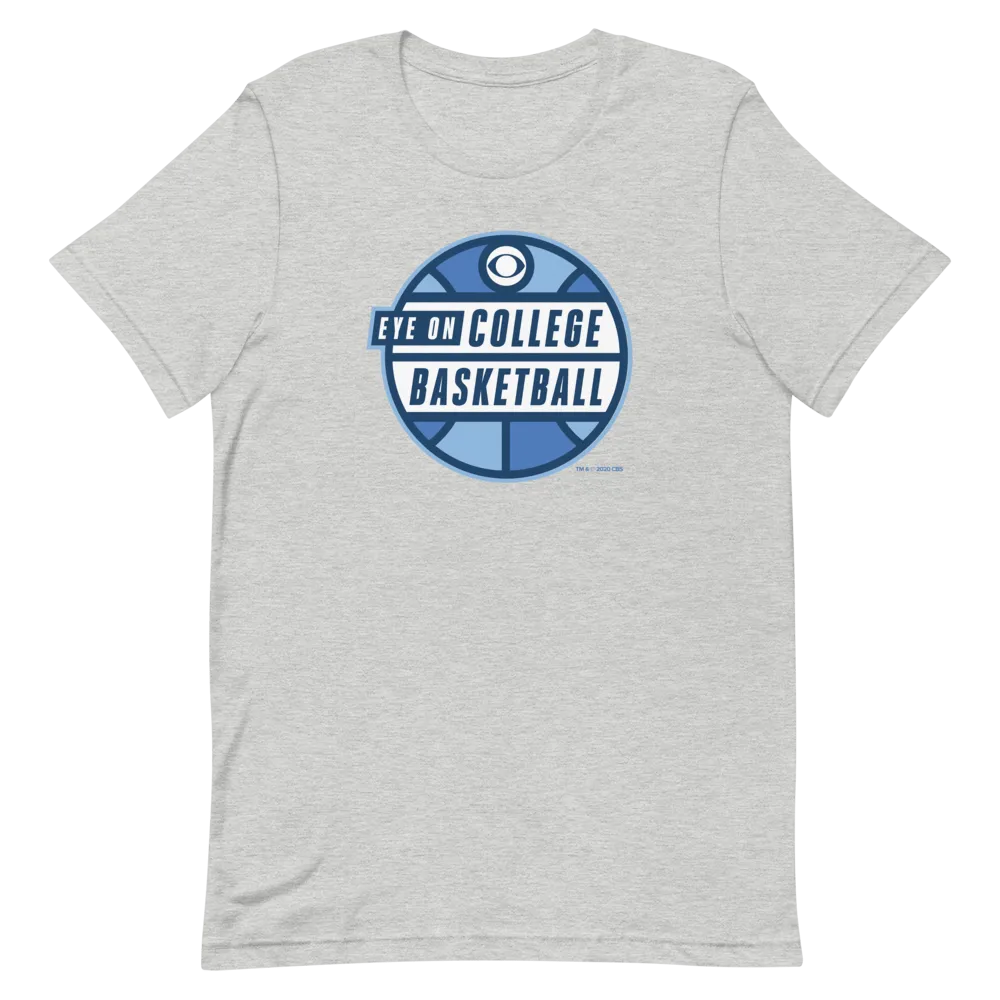 Eye on College Basketball Podcast Logo Adult Short Sleeve T-Shirt