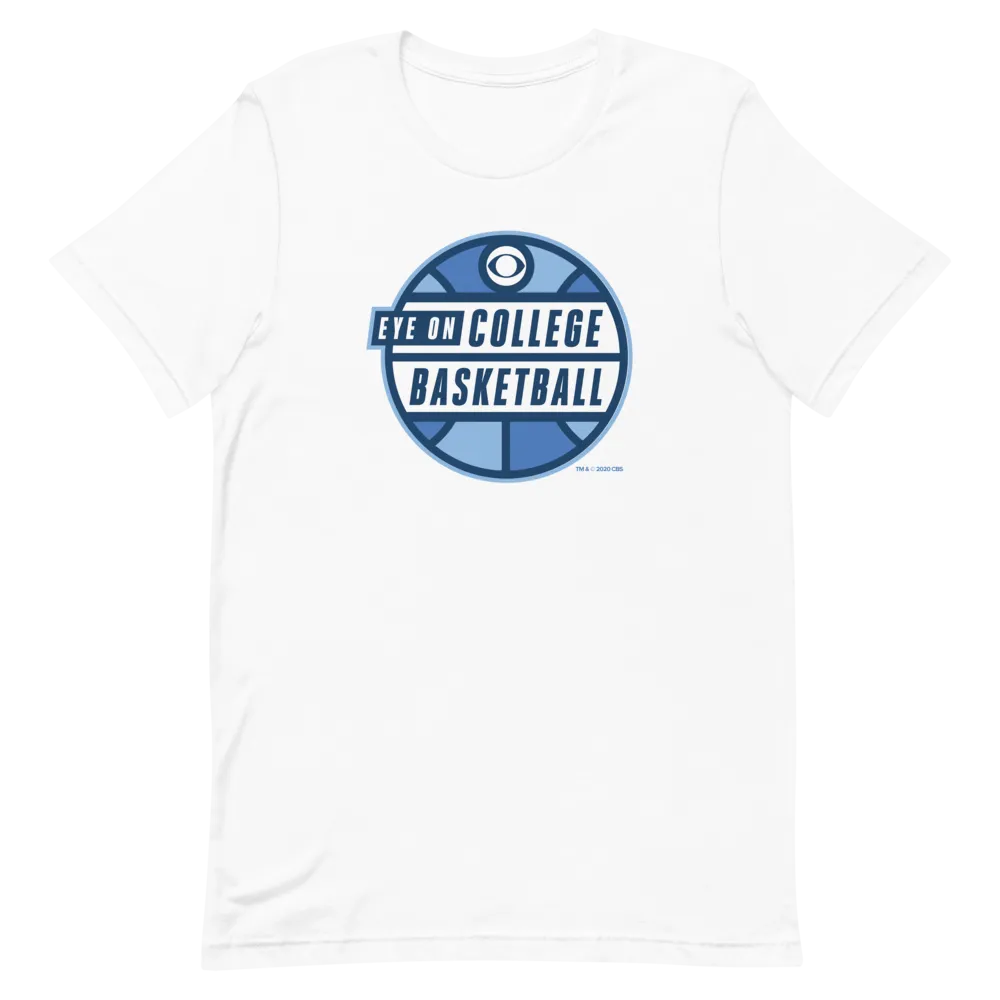 Eye on College Basketball Podcast Logo Adult Short Sleeve T-Shirt