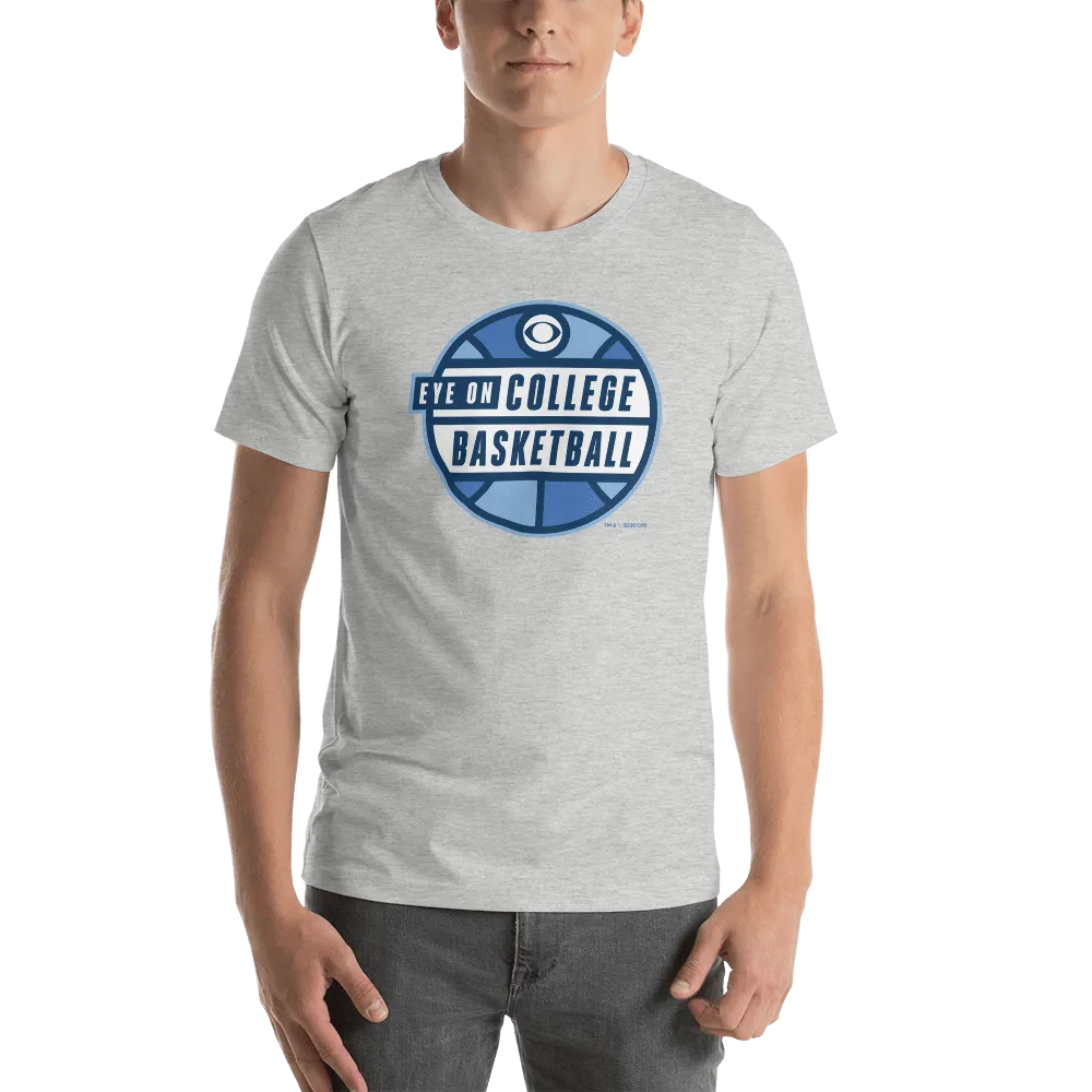 Eye on College Basketball Podcast Logo Adult Short Sleeve T-Shirt