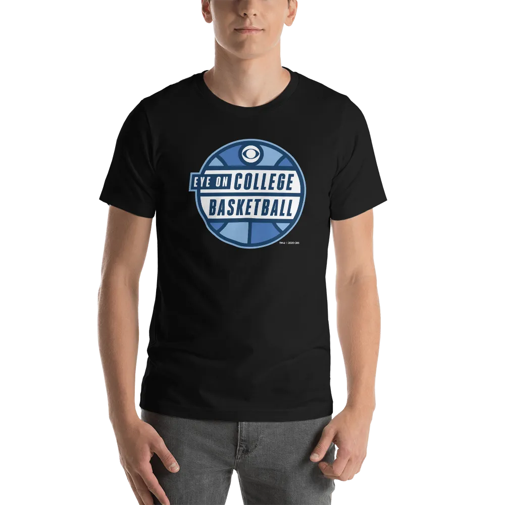 Eye on College Basketball Podcast Logo Adult Short Sleeve T-Shirt