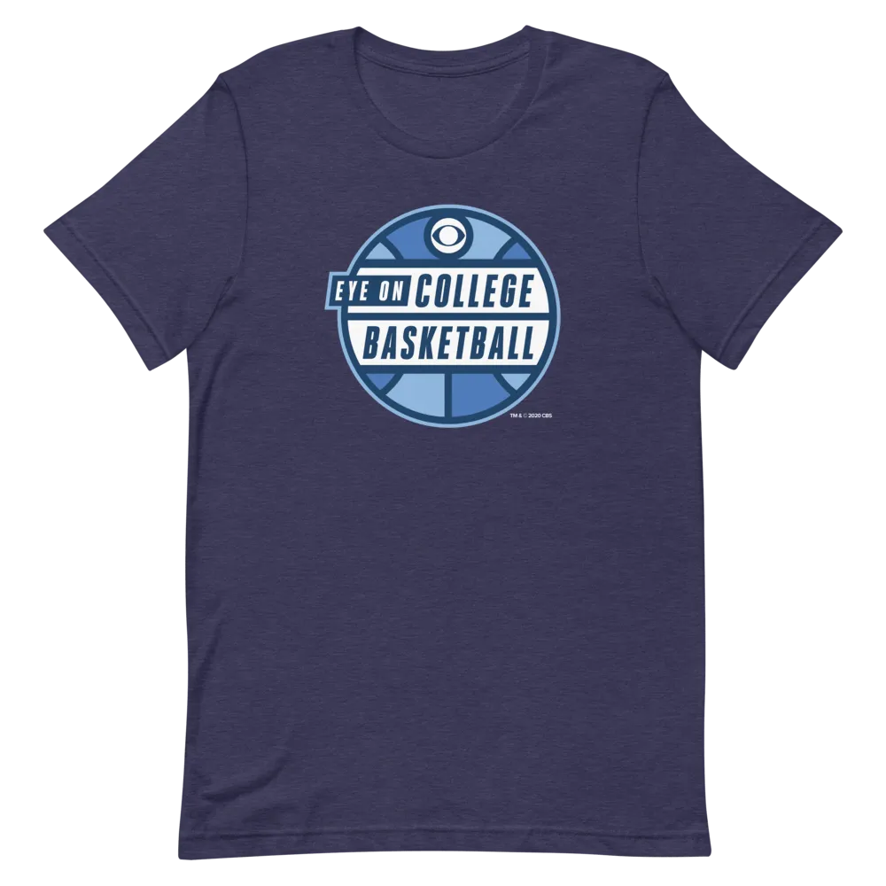 Eye on College Basketball Podcast Logo Adult Short Sleeve T-Shirt