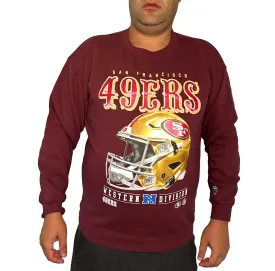 San Francisco 49ers Mens Burgundy Sweatshirt