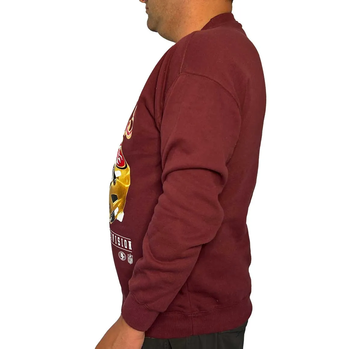 San Francisco 49ers Mens Burgundy Sweatshirt