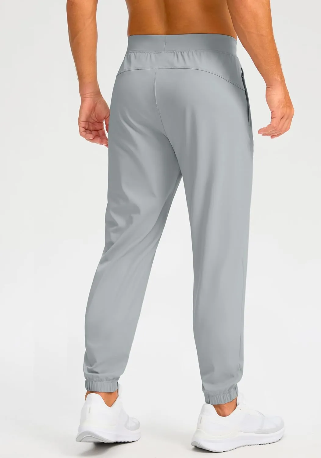 Soothfeel Men's Joggers with Zipper Pockets Golf Joggers Lightweight Sweatpants Athletic Workout Pants for Men Track