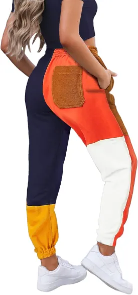 Waitfairy Sweatpants Women - Joggers for Women High Waist Baggy Sweat Pants for Womens Joggers with Pockets
