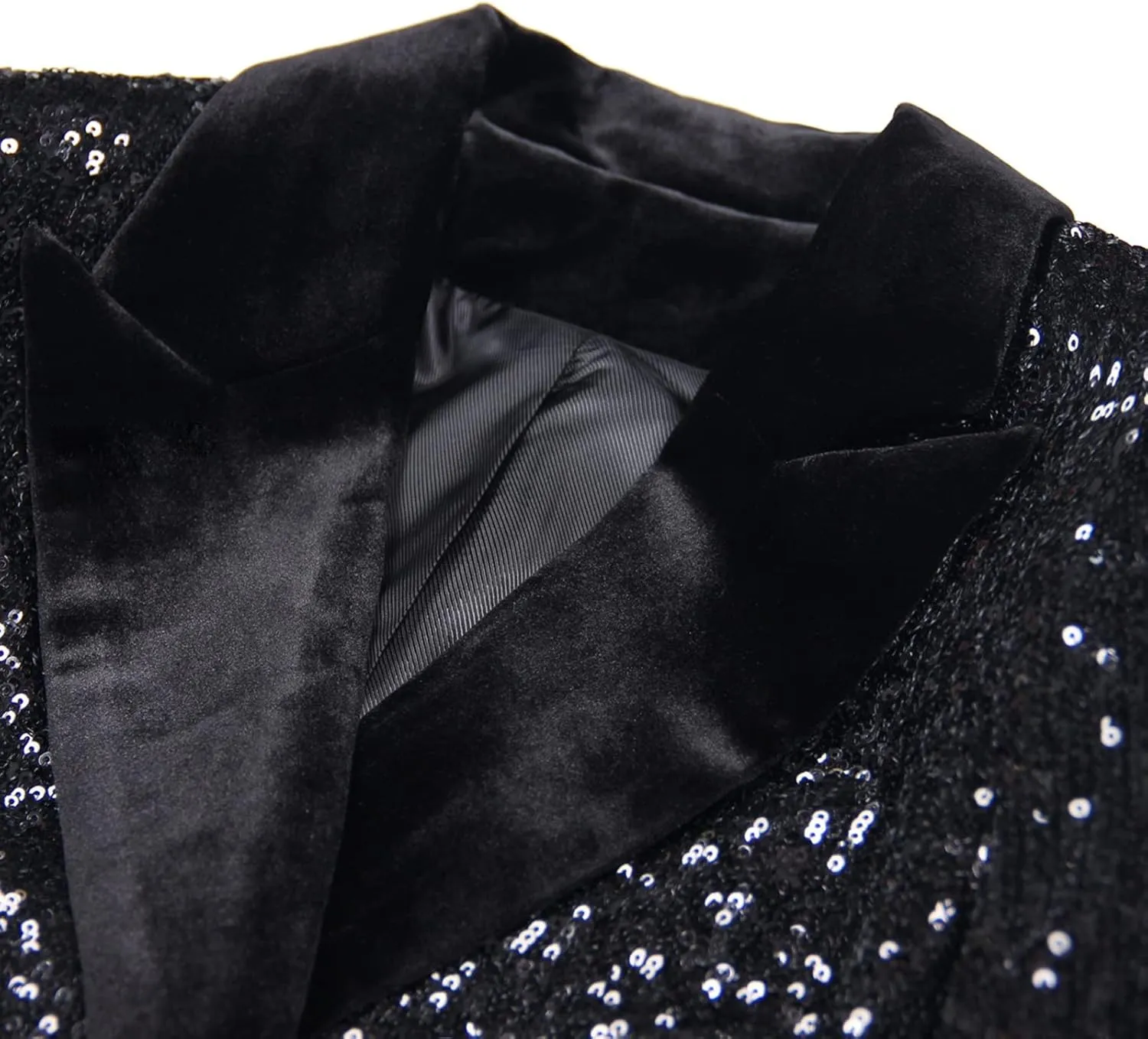 Women's Blazer Jackets,Sequin Velvet Stretchy Business Sports Coat Long Sleeve Outdoor Trench