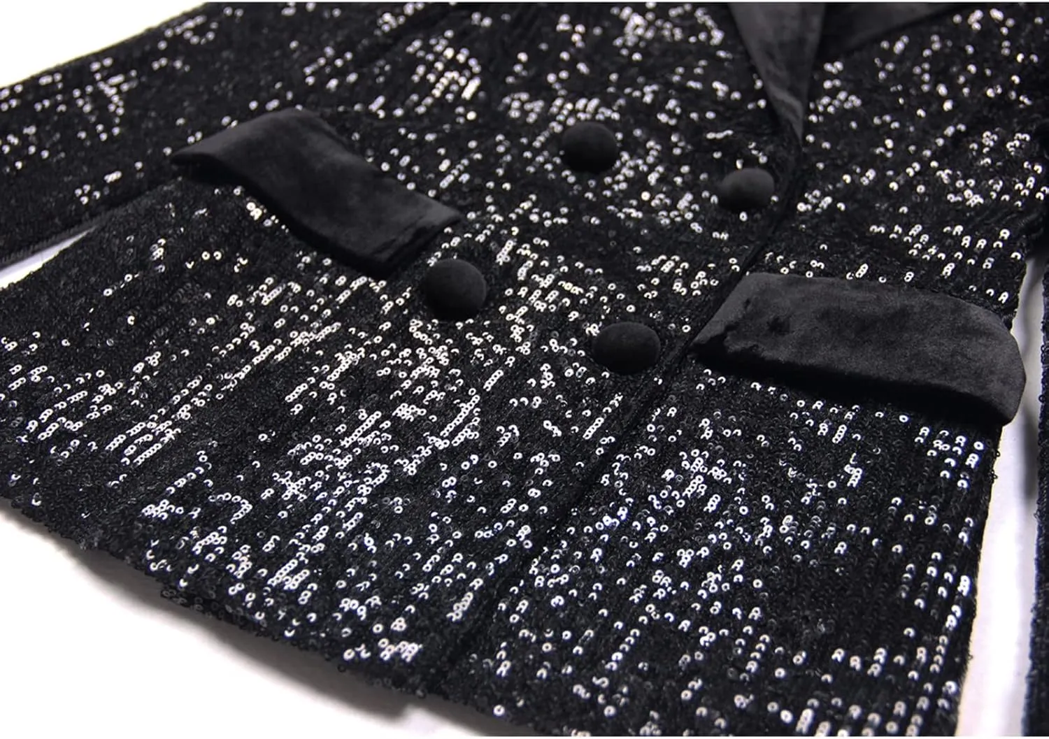 Women's Blazer Jackets,Sequin Velvet Stretchy Business Sports Coat Long Sleeve Outdoor Trench