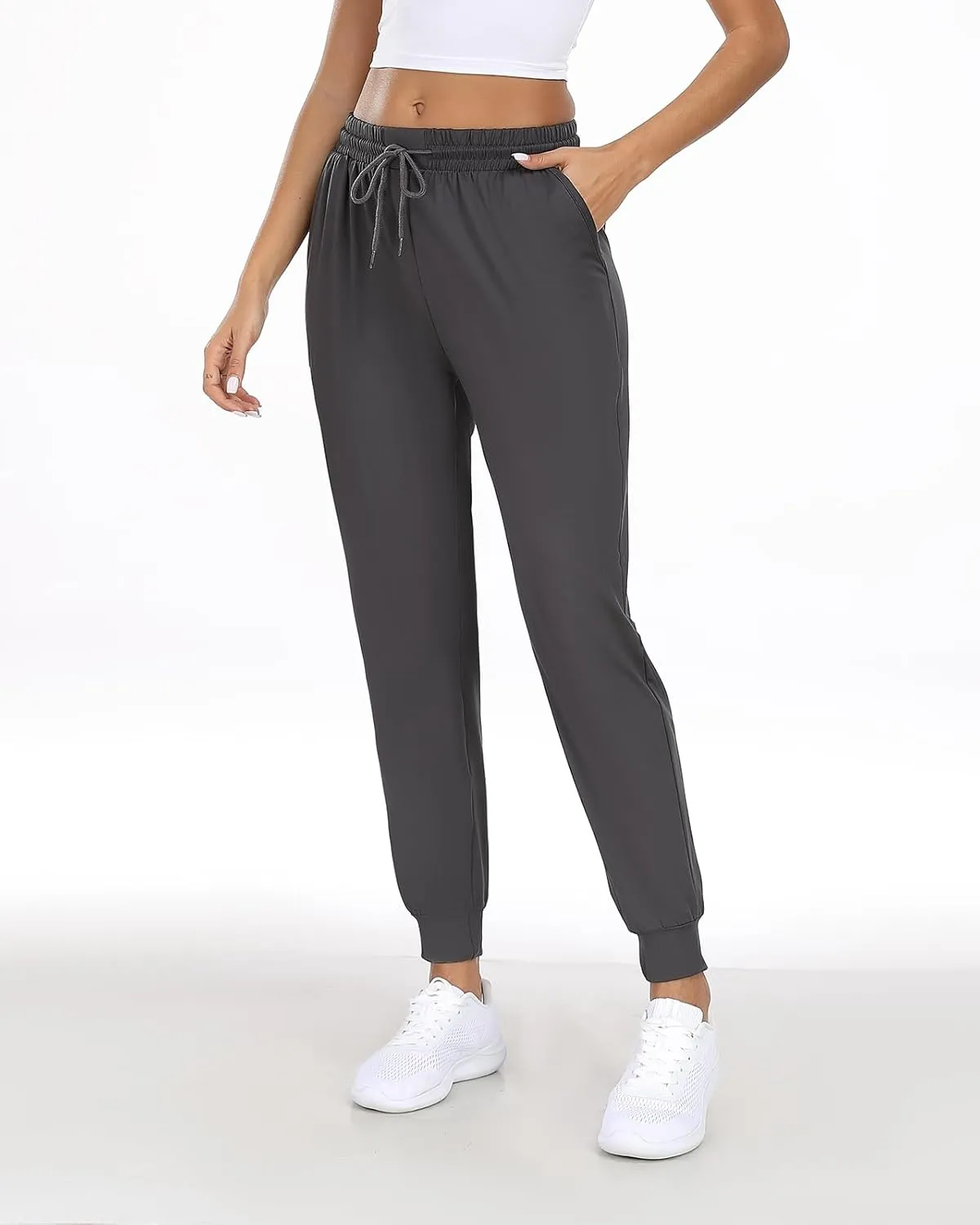 Women's Joggers with Pockets,Women Sweatpants for Loung Yoga Workout Running Casual Pants 3PACK