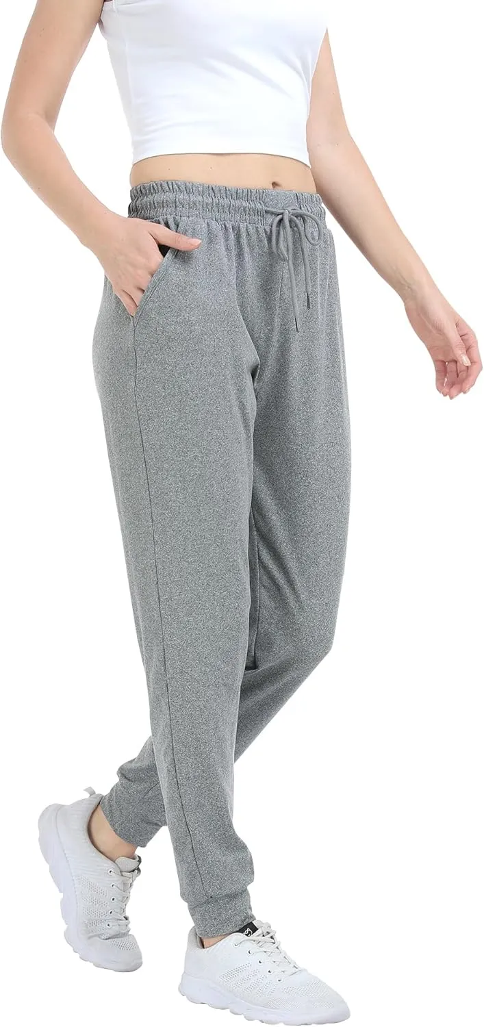 Women's Joggers with Pockets,Women Sweatpants for Loung Yoga Workout Running Casual Pants 3PACK
